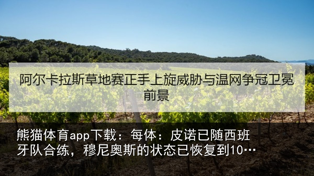 熊猫体育app下载：每体：皮诺相关情况，穆尼相关情况到100%