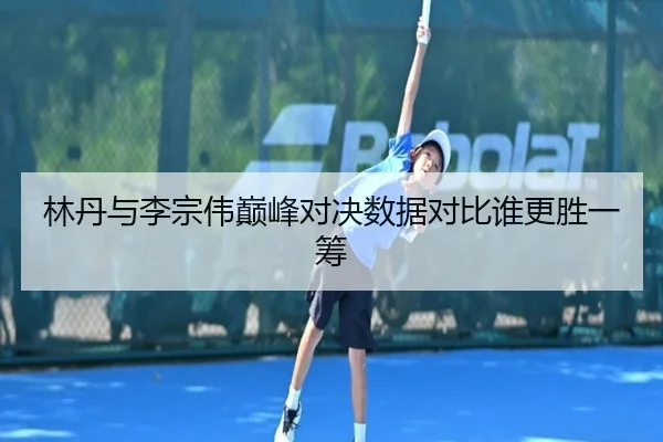 林丹与李宗伟巅峰对决数据对比谁更胜一筹